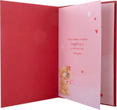 Girlfriend Open Christmas Card – Heartfelt Festive Greeting